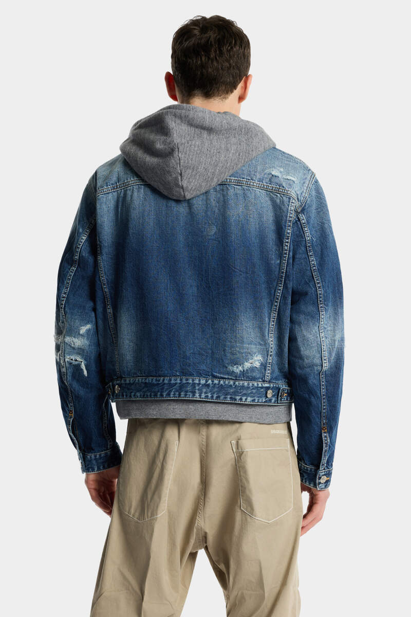 VESTE DENIM RIPPED