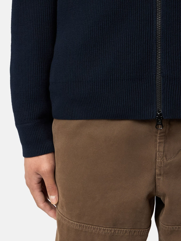 CARDIGAN RIBBED