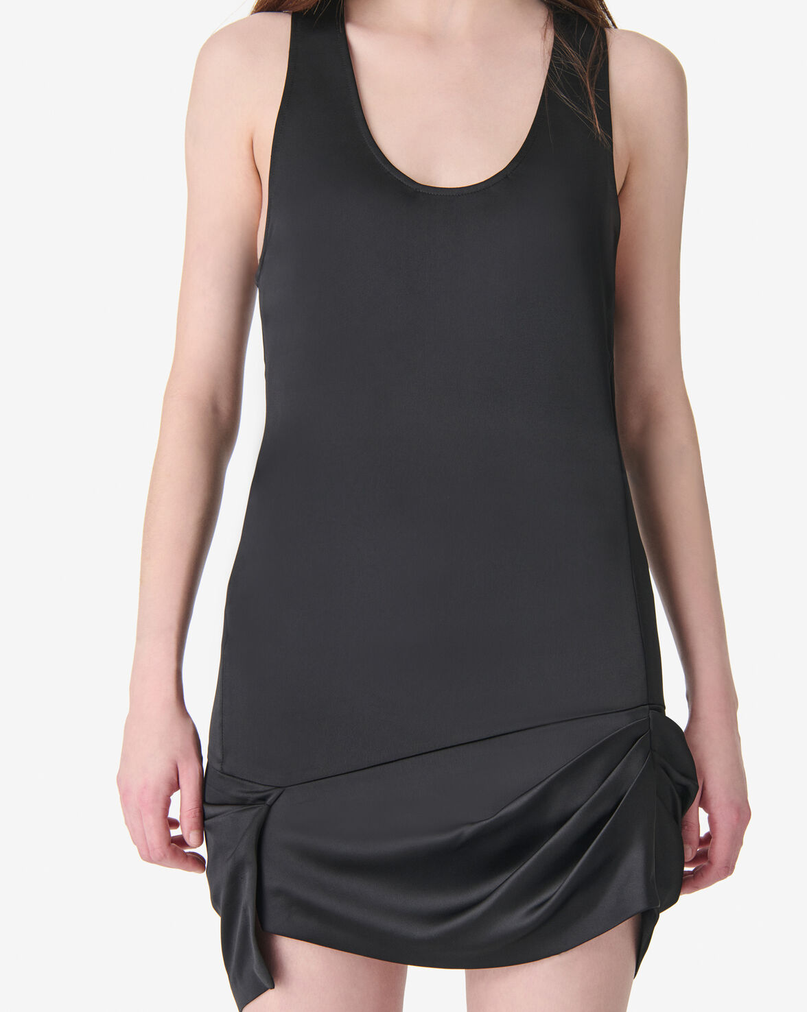 ROBE COURTE DRAPEE