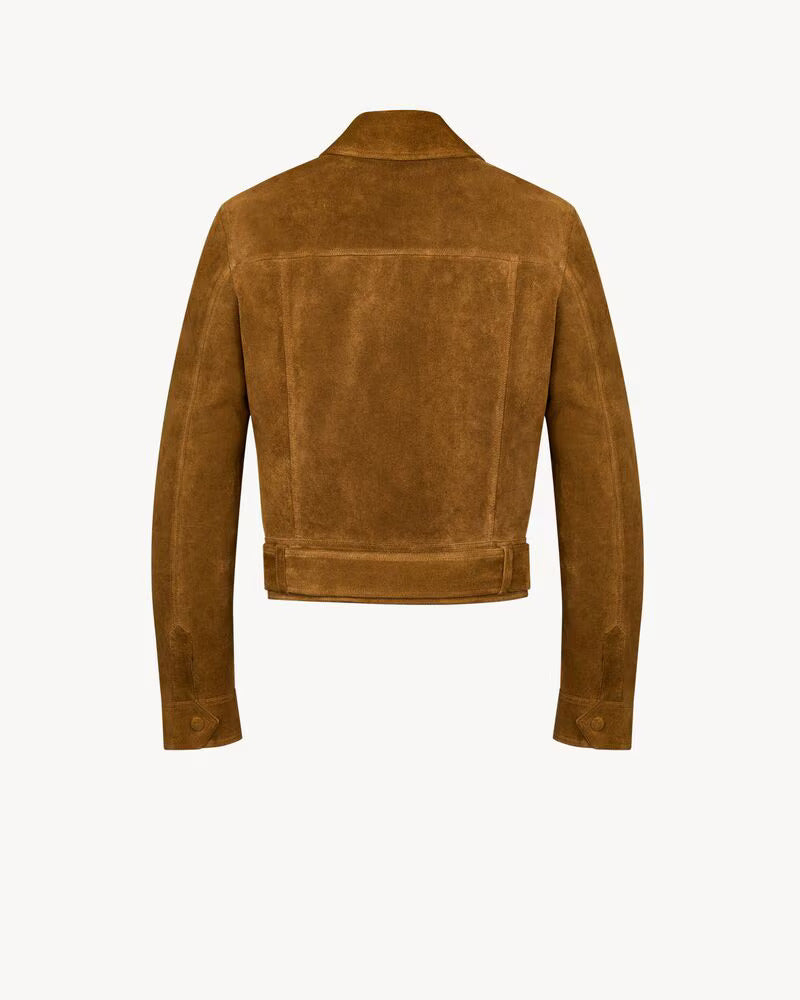 VESTE COURTE EN SUEDE VINTAGE