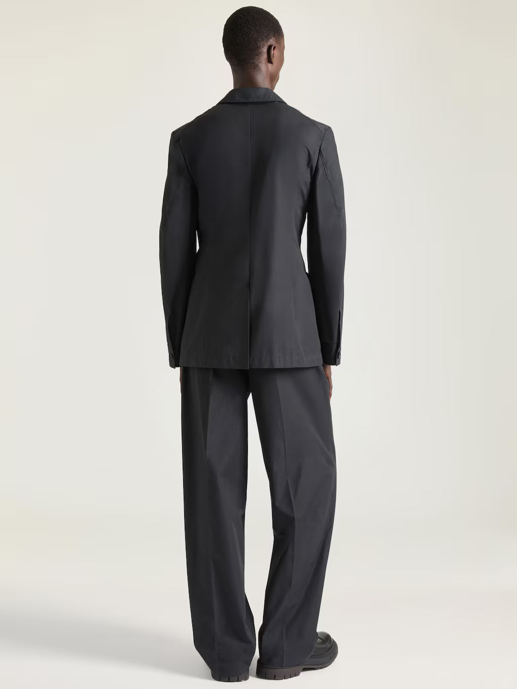 PANTALON DOUBLE PLI EN POPELINE