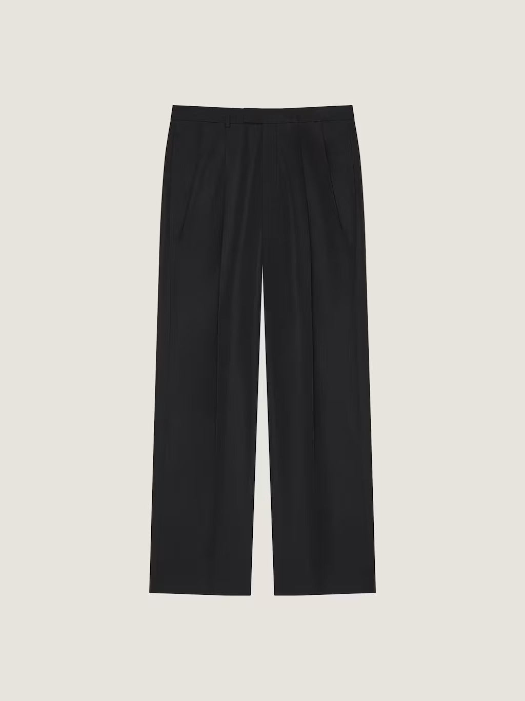 PANTALON DOUBLE PLI EN POPELINE