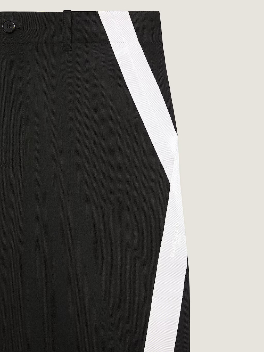 PANTALON COUTURE SEAM EN COTON AVEC GROS GRAIN