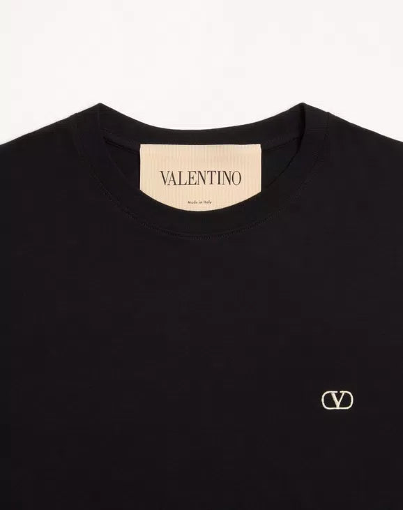 TSHIRT EN COTON AVEC BRODERIE VLOGO