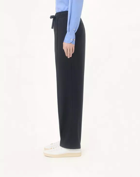 PANTALON EN LAINE AVEC BRODERIE VLOGO