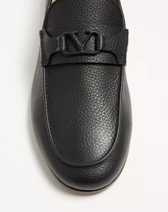 MOCASSIN VLOGO SIGNATURE EN CUIR DE CERF