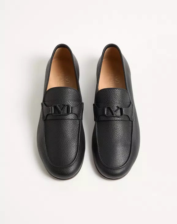 MOCASSIN VLOGO SIGNATURE EN CUIR DE CERF