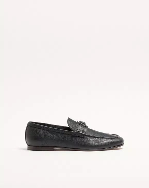 MOCASSIN VLOGO SIGNATURE EN CUIR DE CERF