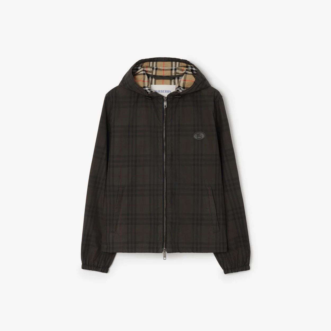 VESTE NEWPORT A CAPUCHE EN COTON CHECK