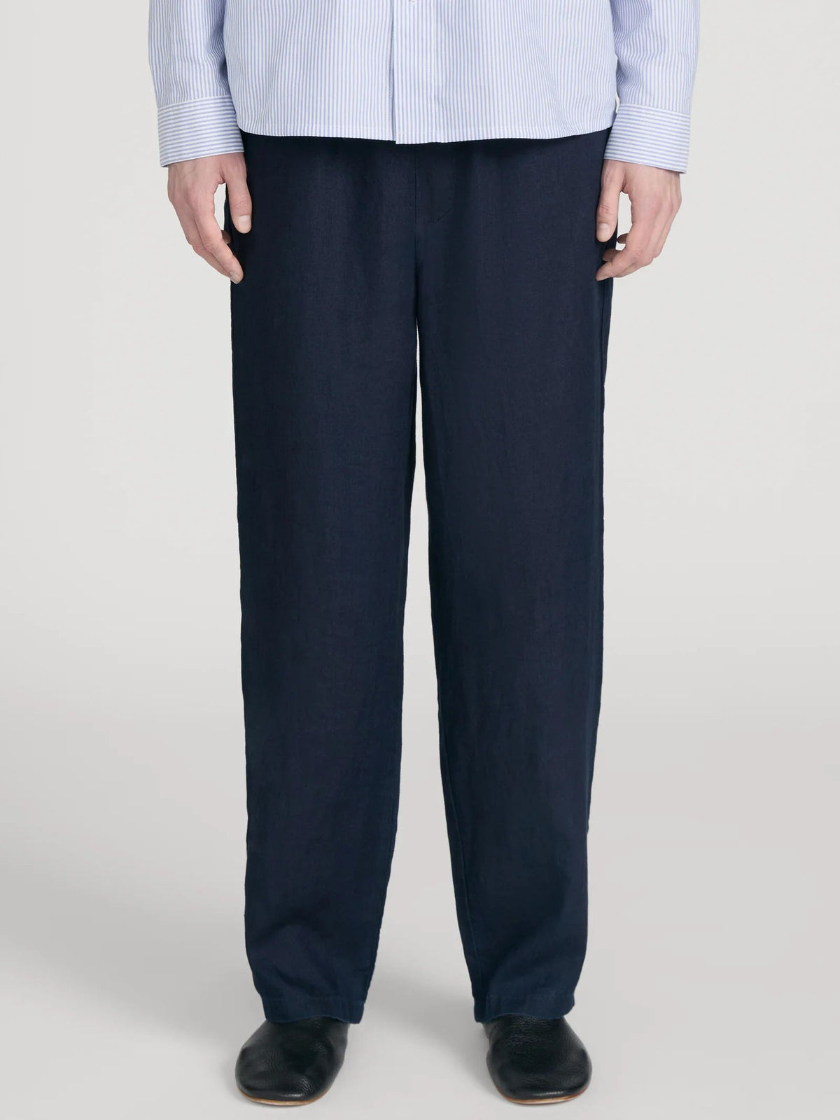 PANTALON EN LIN DRAWSTRING