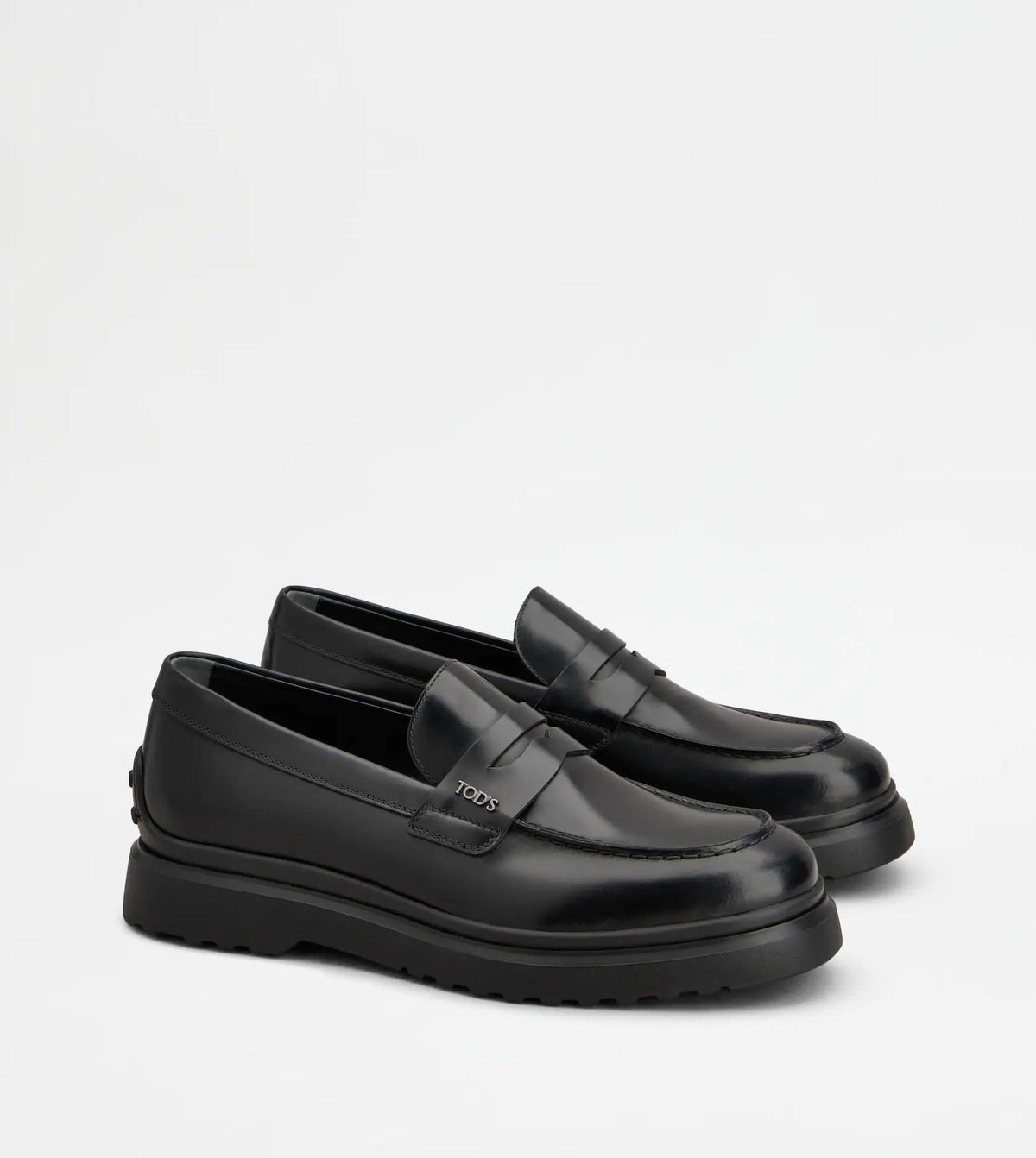 MOCASSIN EN CUIR NOIR