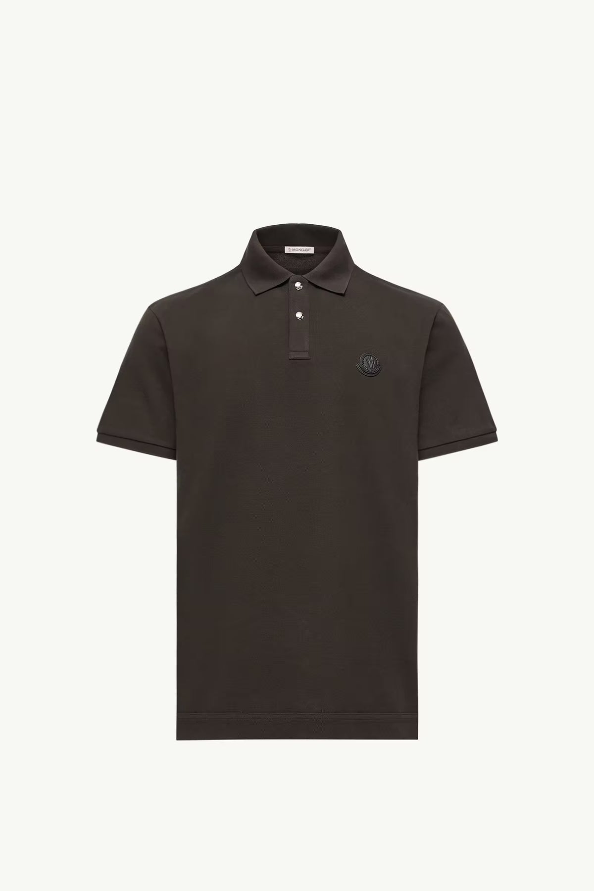POLO EN PIQUÉ DE COTON À EMPIECEMENT LOGO