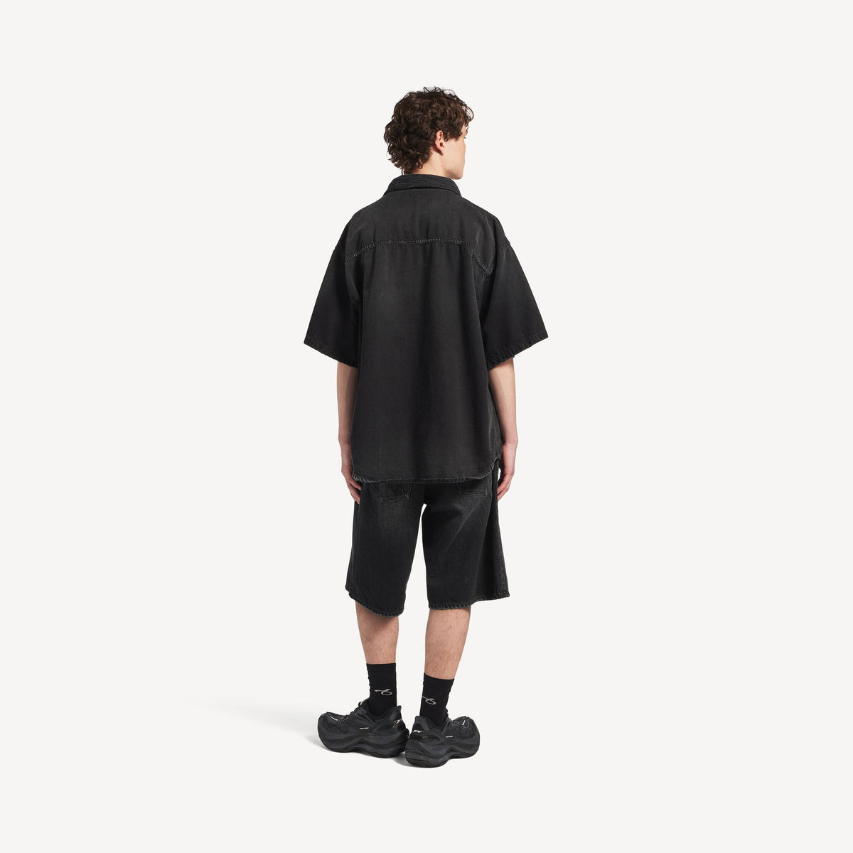 CHEMISE À MANCHES COURTES DENIM HYBRIDE