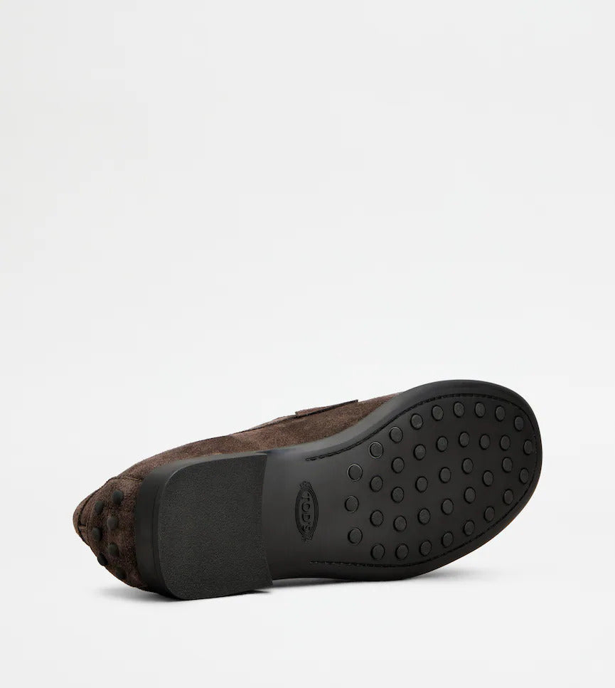MOCASSINS EN CUIR VELOURS