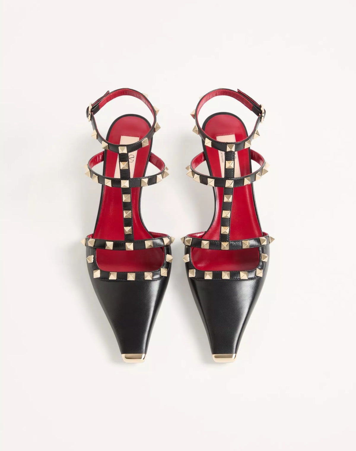 ESCARPIN ROCKSTUD EN CUIR DE CHEVREAU