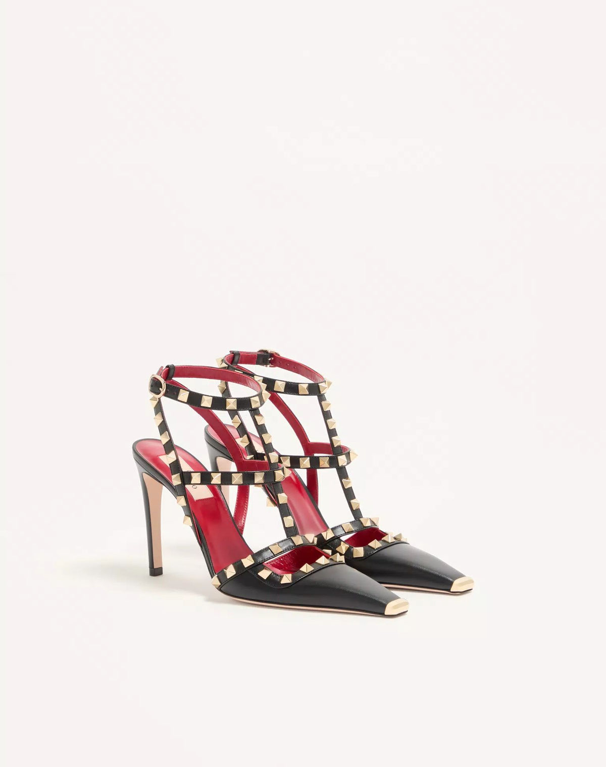 ESCARPIN ROCKSTUD EN CUIR DE CHEVREAU