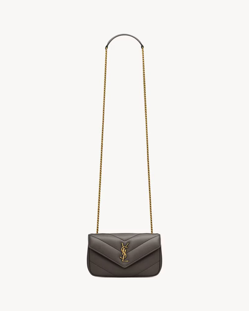 SAC LOULOU MINI EN CUIR D'AGNEAU