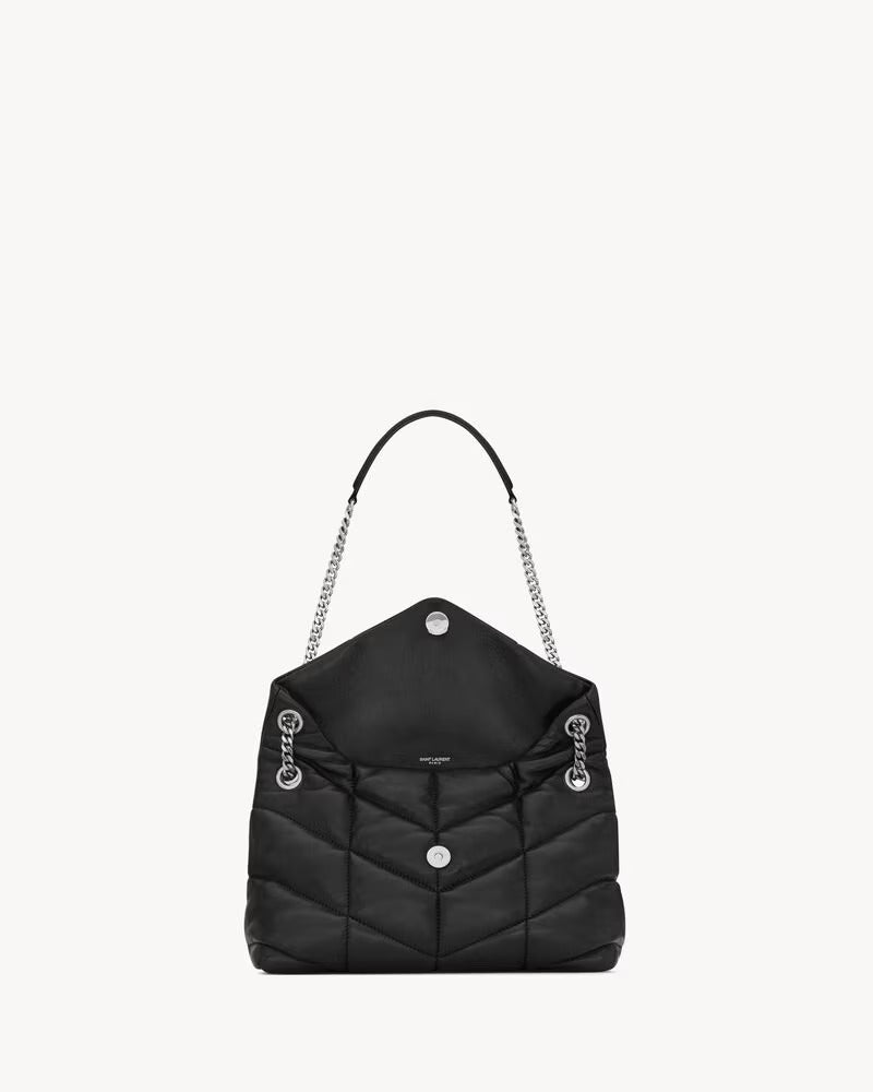 SAC PUFFER SMALL EN CUIR D'AGNEAU