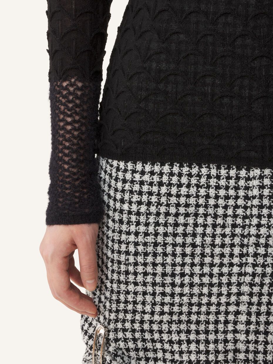 TOP COL MONTANT EN LAINE ET MOHAIR