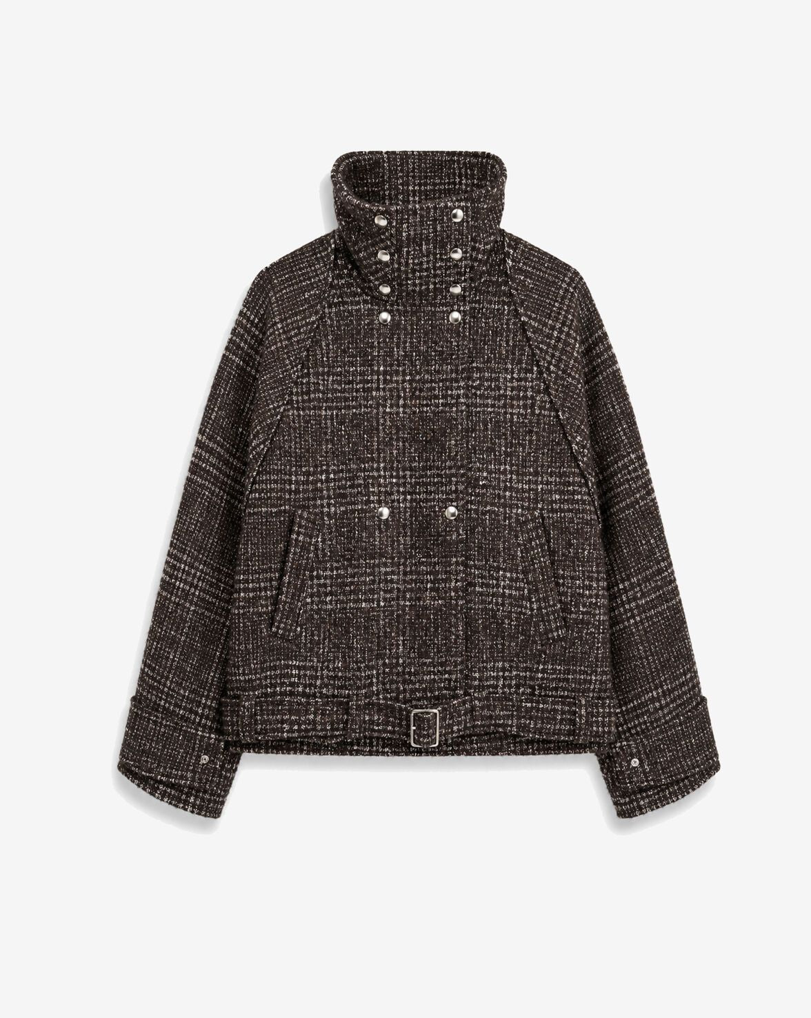 TRENCH COURT EN TWEED EN LAINE