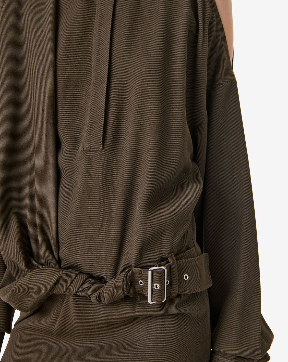 ROBE COURTE À COL MAO