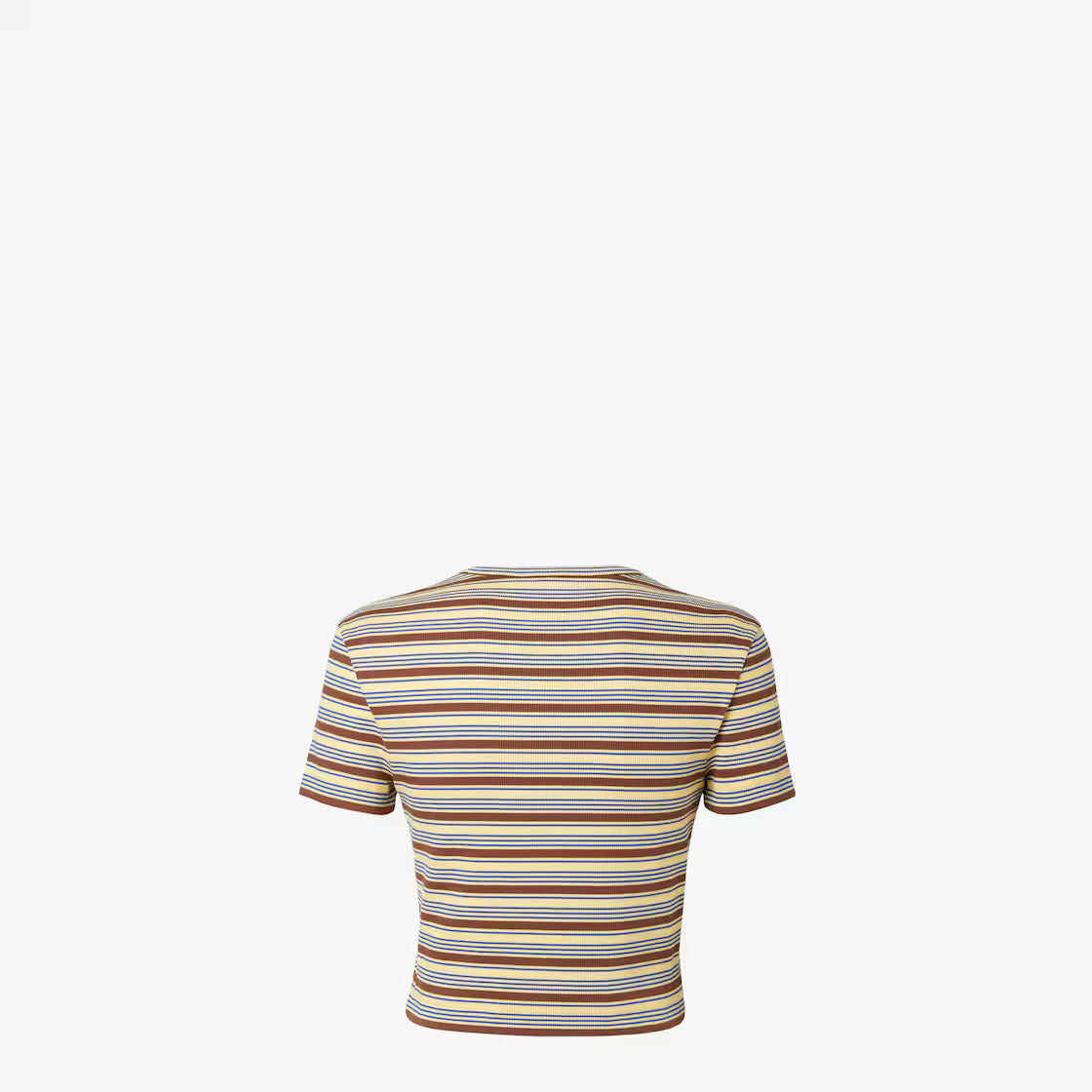 TOP EN COTON À RAYURES MULTICOLORES