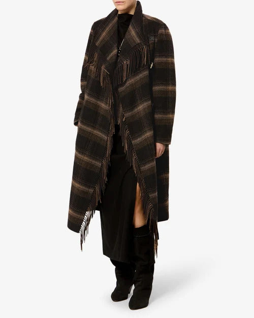 MANTEAU GIHAN EN LAINE