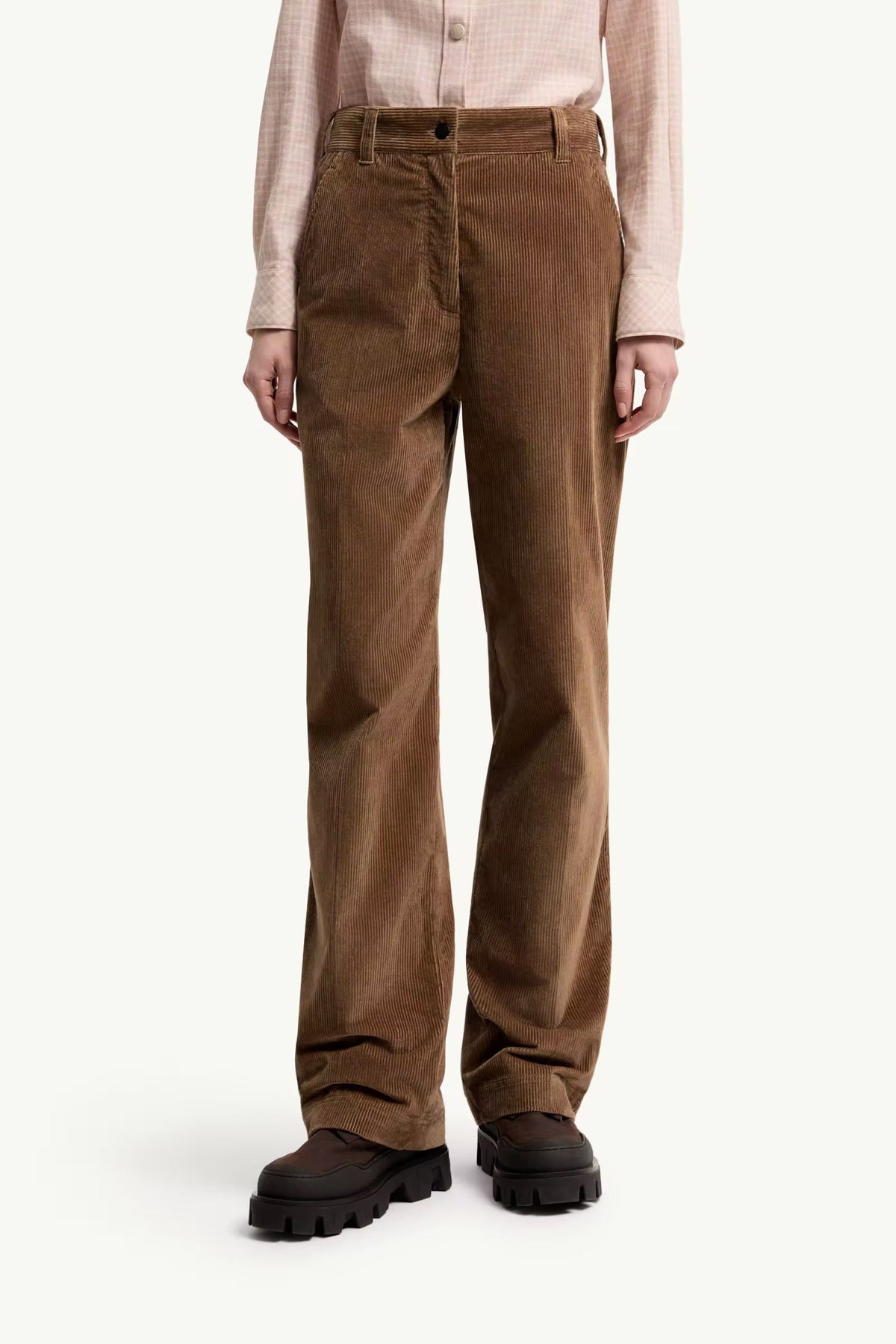 PANTALON AMPLE EN VELOURS CÔTELÉ