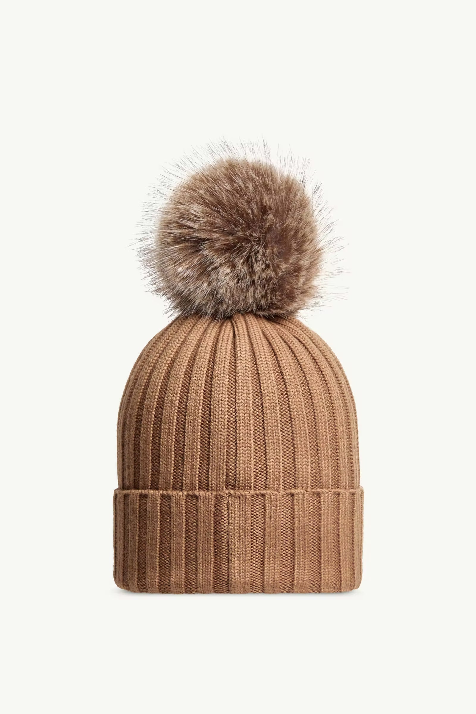 BONNET EN LAINE AVEC POMPON