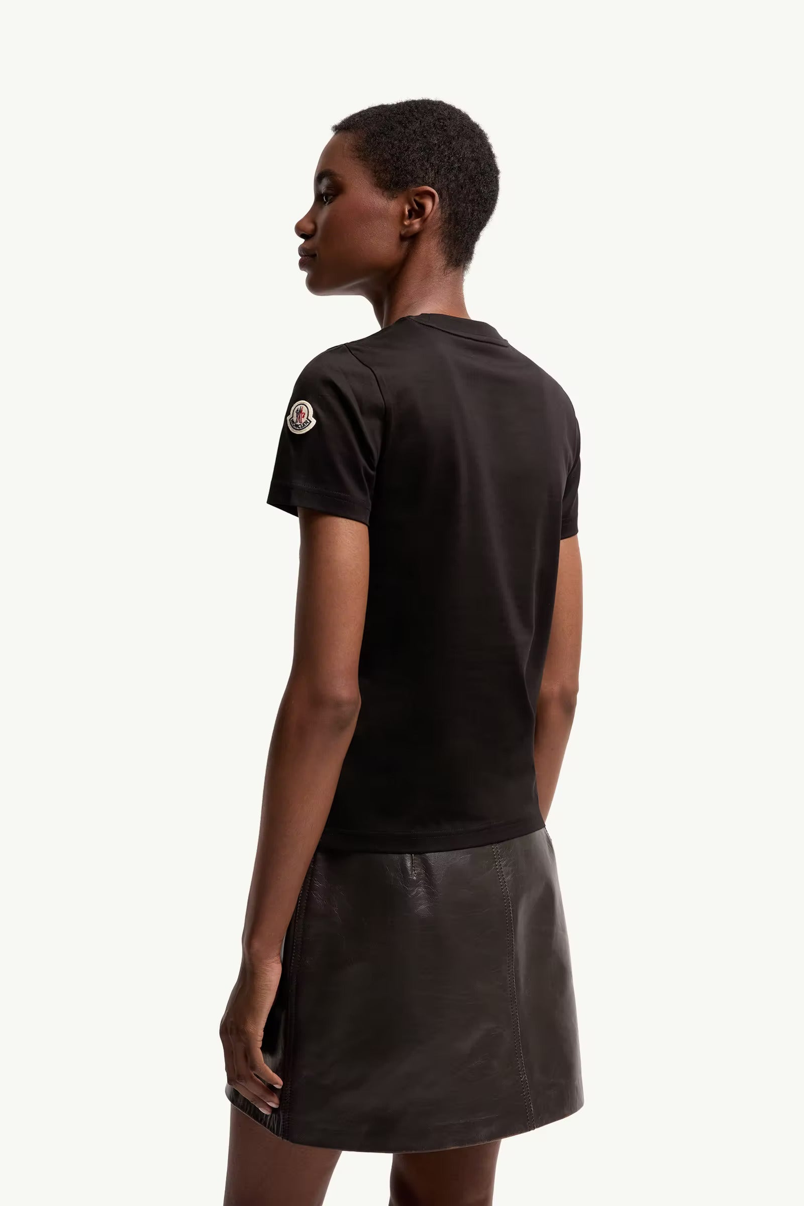 T-SHIRT EN COTON LOGO EFFET CROQUIS