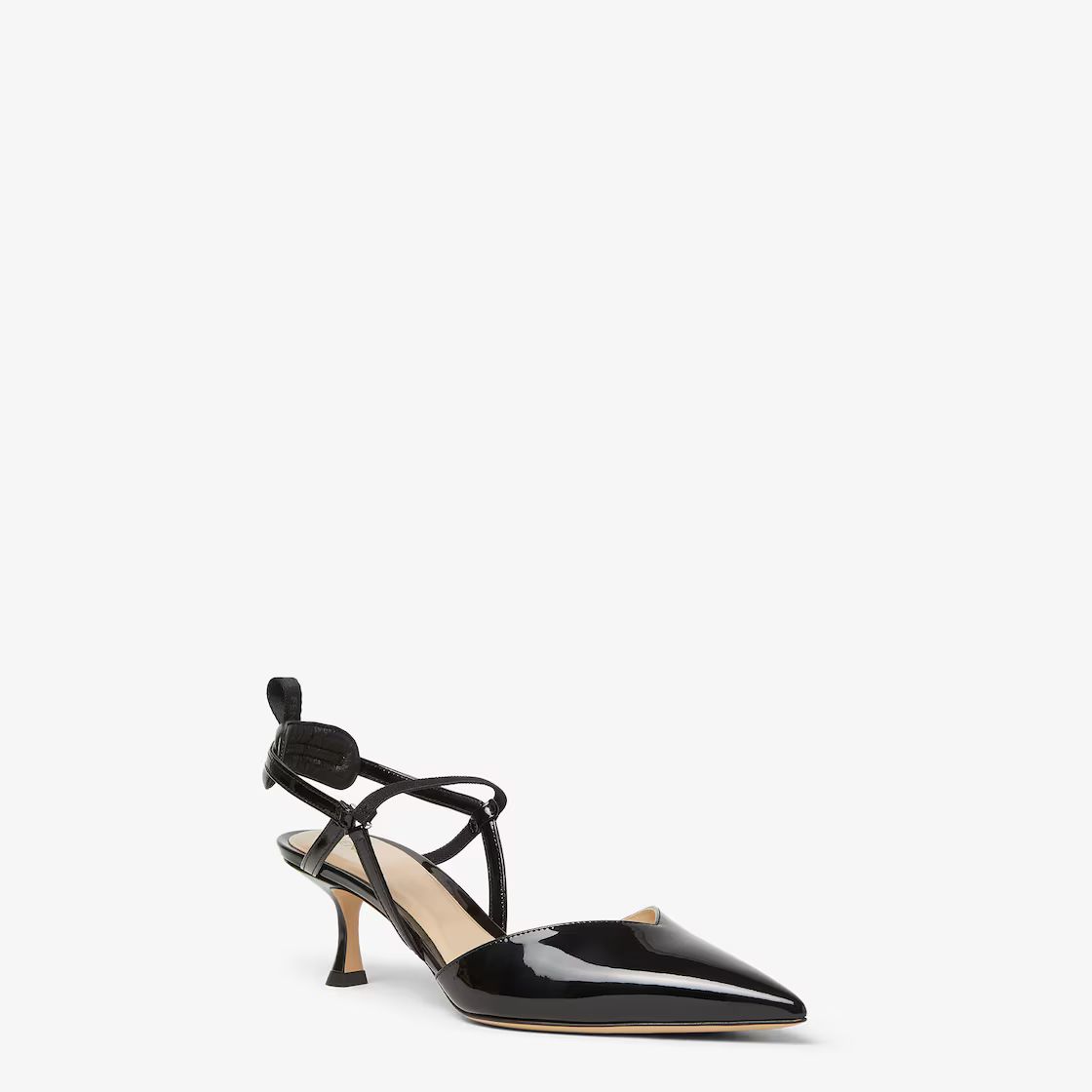 ESCARPIN VERY COLIBRI EN CUIR VERNI NOIR