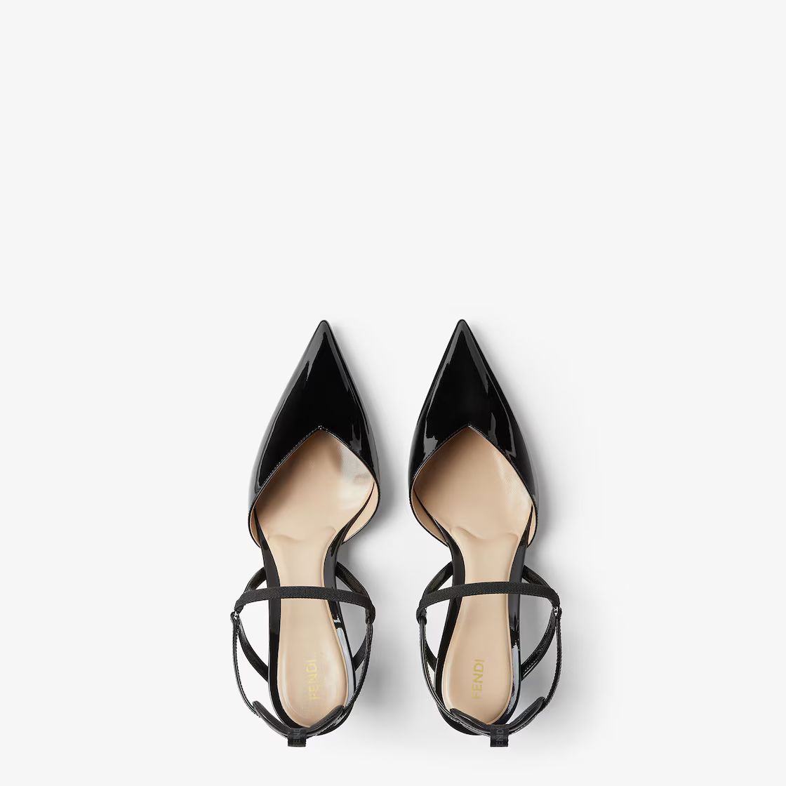 ESCARPIN VERY COLIBRI EN CUIR VERNI NOIR