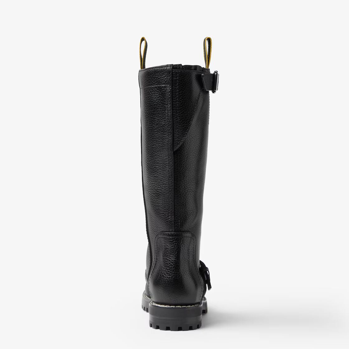 BOTTE COMMANDO EN CUIR NOIR