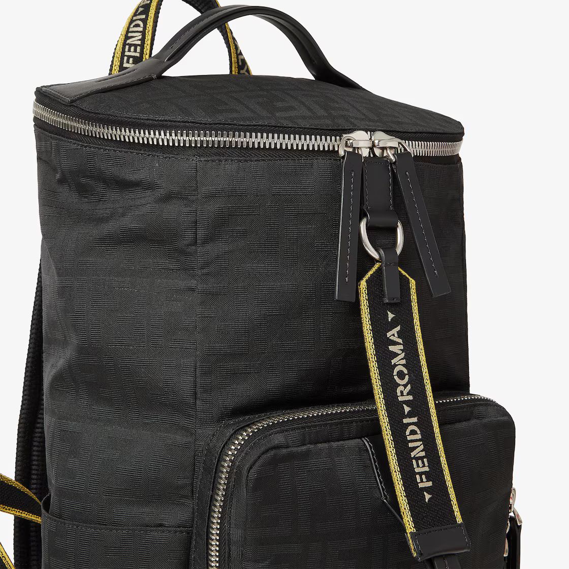 SAC À DOS TOURIST EN TISSU FF ZUCCA SUPERLIGHT NOIR