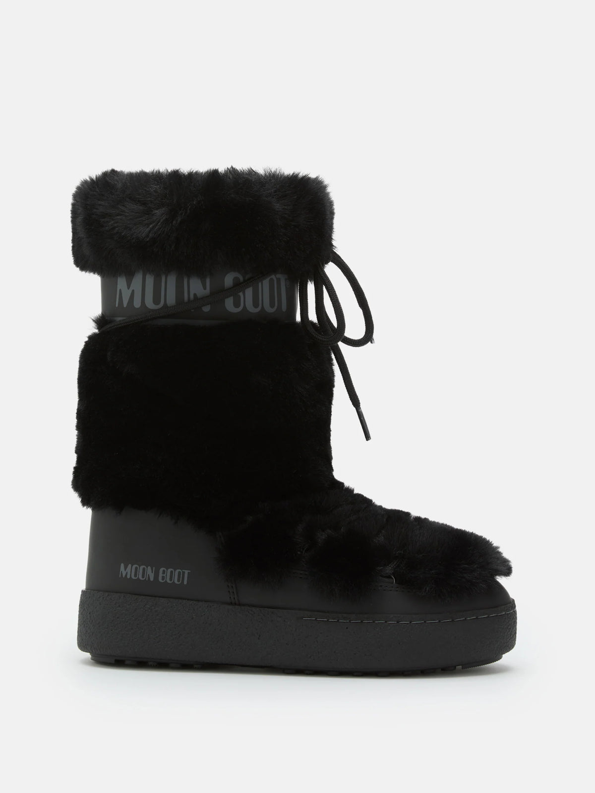 BOTTES HAUTES LTRACK EN FAUSSE FOURRURE NOIRE