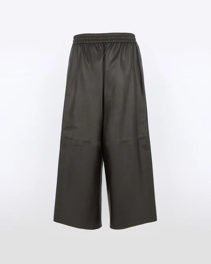JUPE CULOTTE CUIR D'AGNEAU FIN