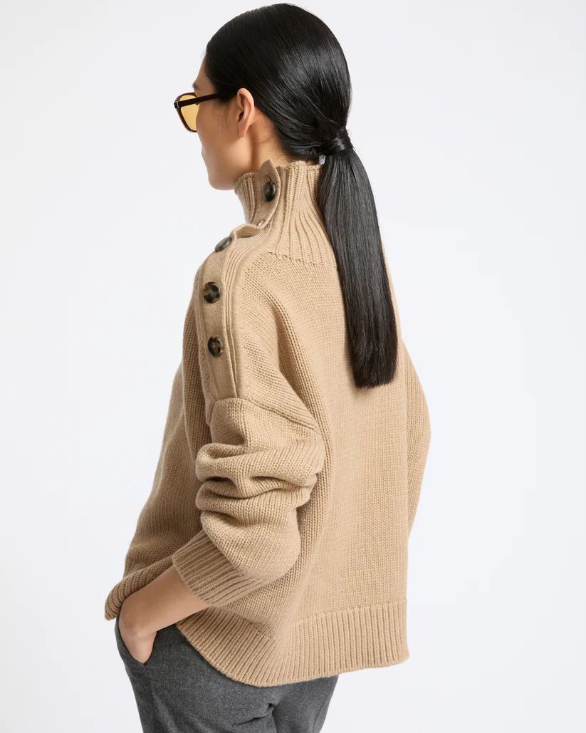 PULL OVERSIZE LAINE CACHEMIRE