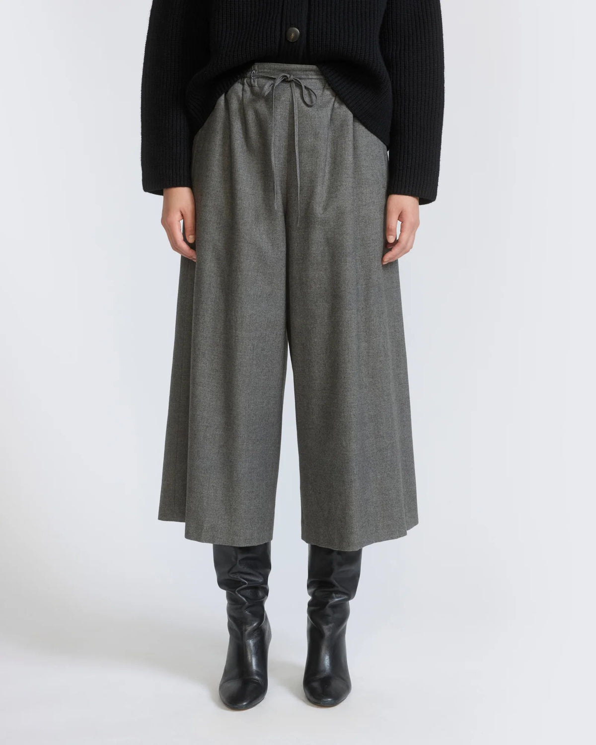 JUPE CULOTTE LAINAGE CACHEMIRE COTON