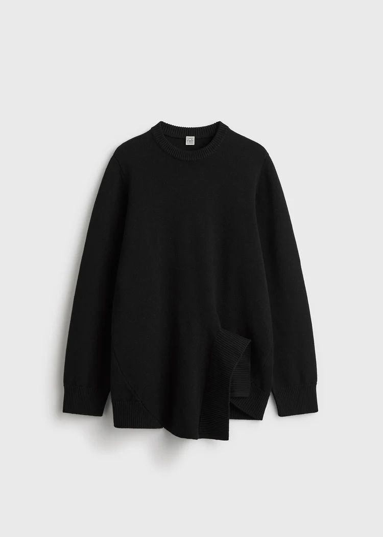 PULL ASYMÉTRIQUE EN CACHEMIRE