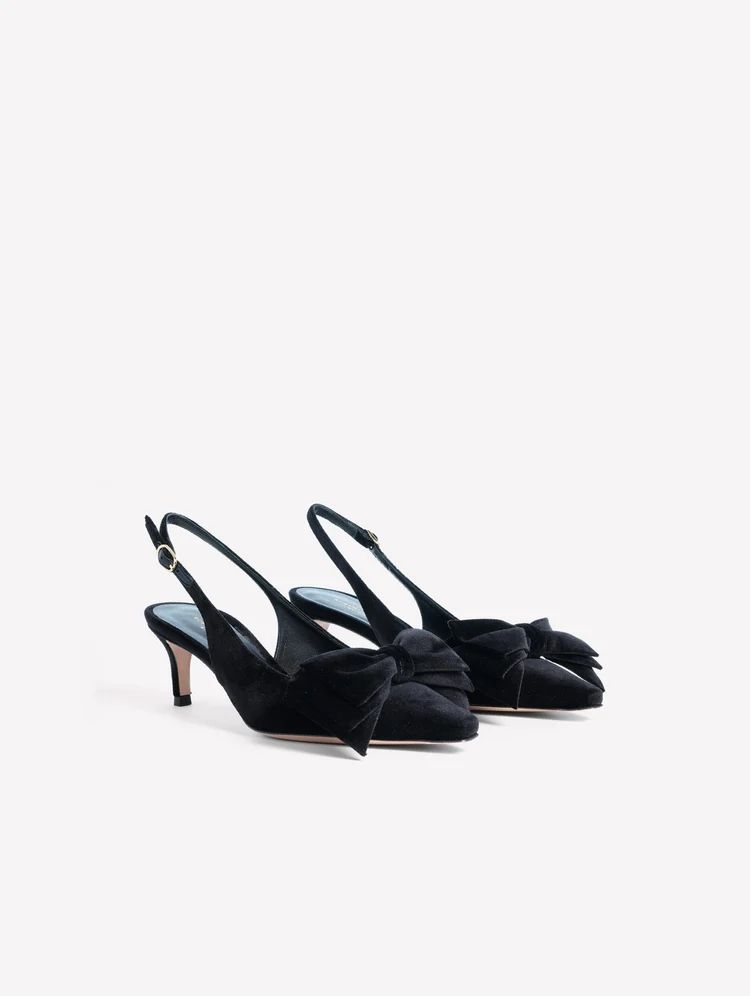 SLINGBACKS VELOURS CARLIS