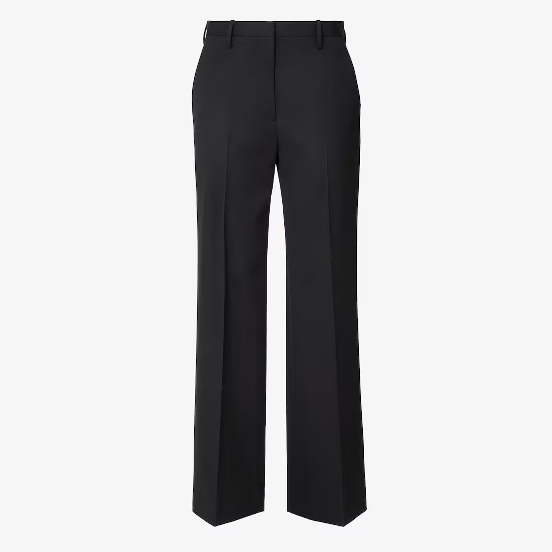 PANTALON EN LAINE GRAIN DE POUDRE