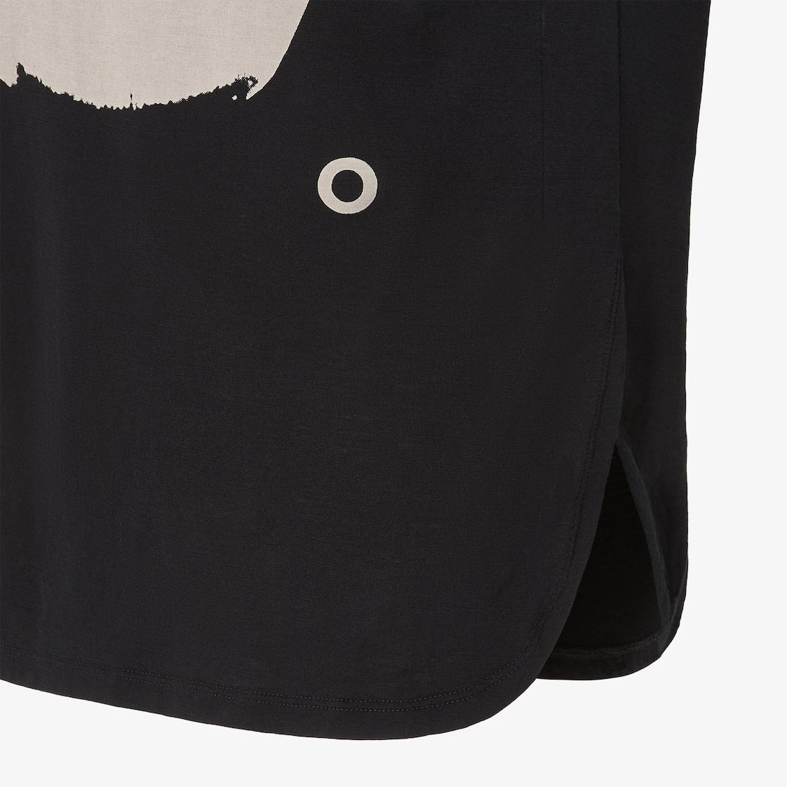 TSHIRT EN JERSEY NOIR AVEC IMPRIMÉ TI AMO