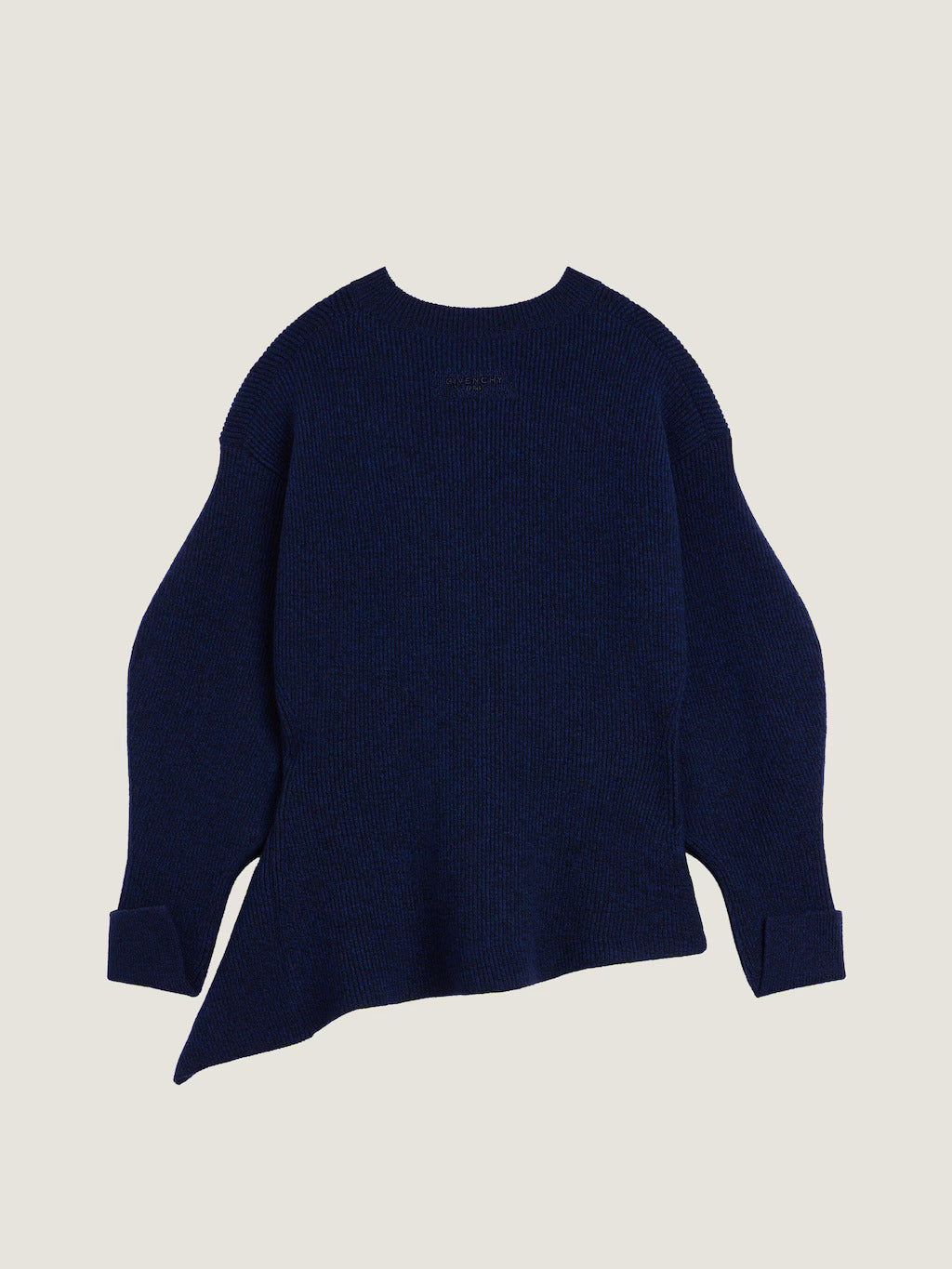 PULL ASYMÉTRIQUE EN LAINE ET CACHEMIRE