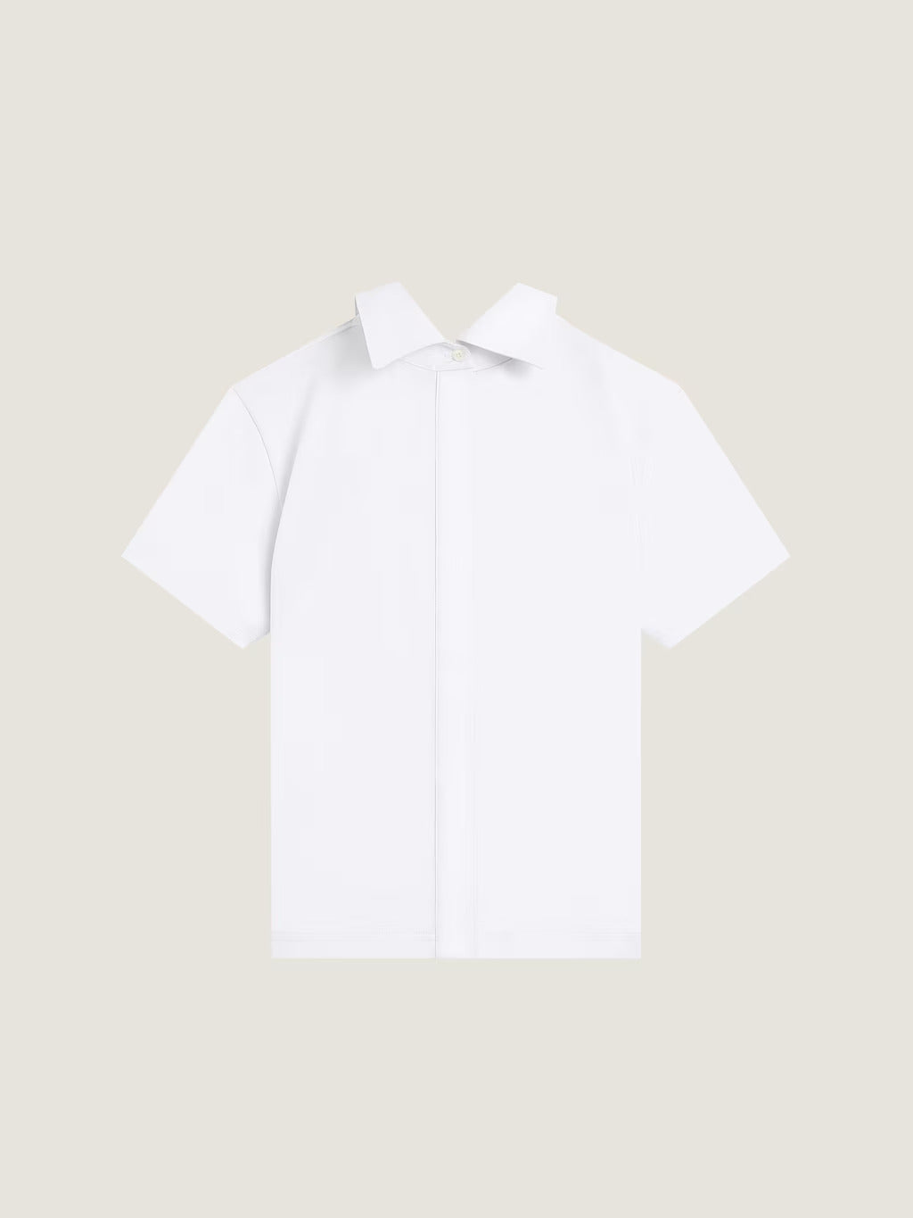 TSHIRT AVEC COL EN POPELINE