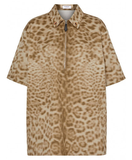 Burberry chemise à imprimé léopard