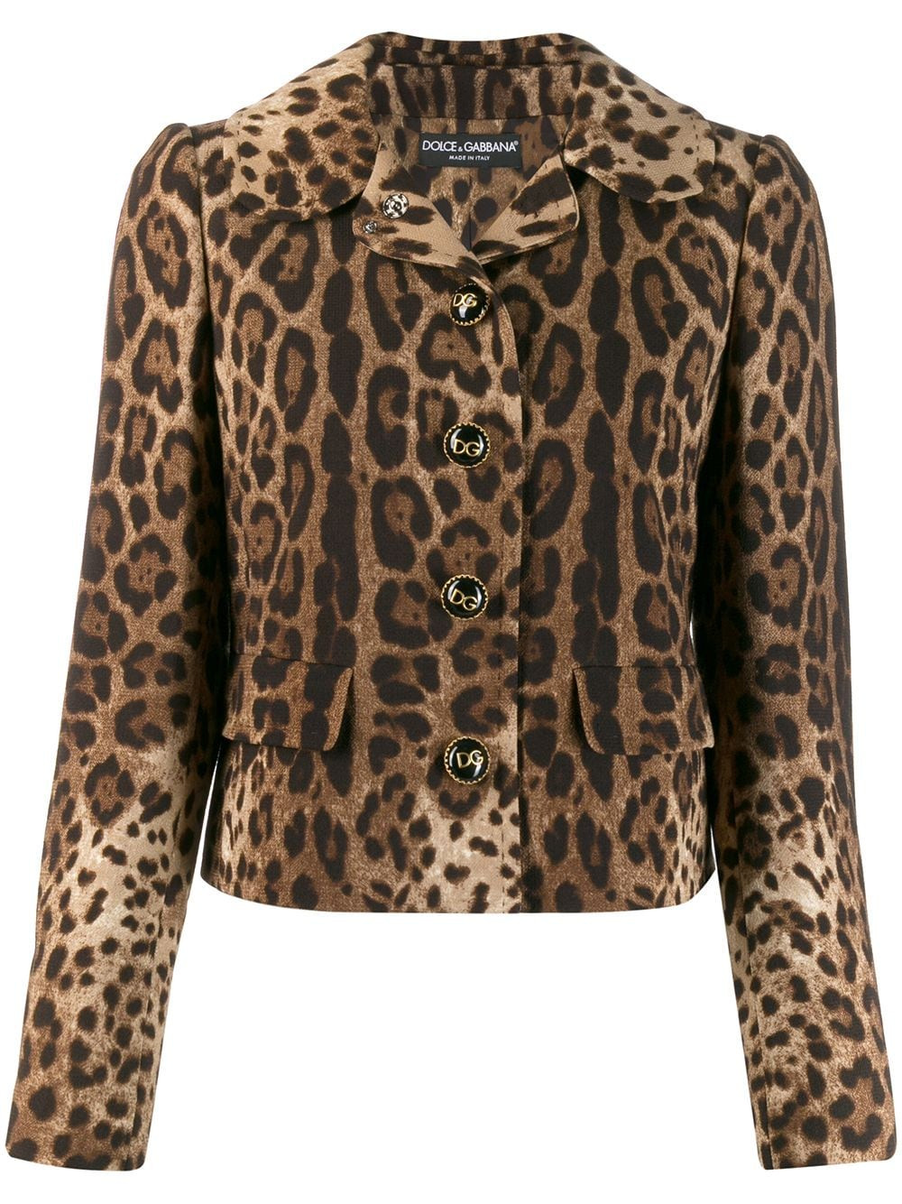 Dolce & Gabbana veste à imprimé léopard