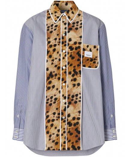 Burberry chemise à imprimé graphique