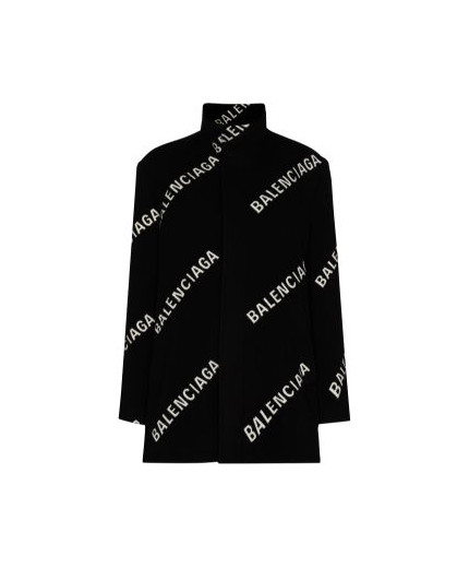 Manteau Balenciaga Noir taille 34 FR en Synthétique  29697431