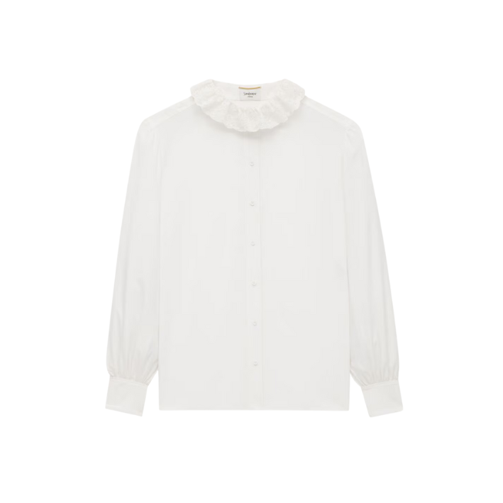 CHEMISE A COL PIERROT