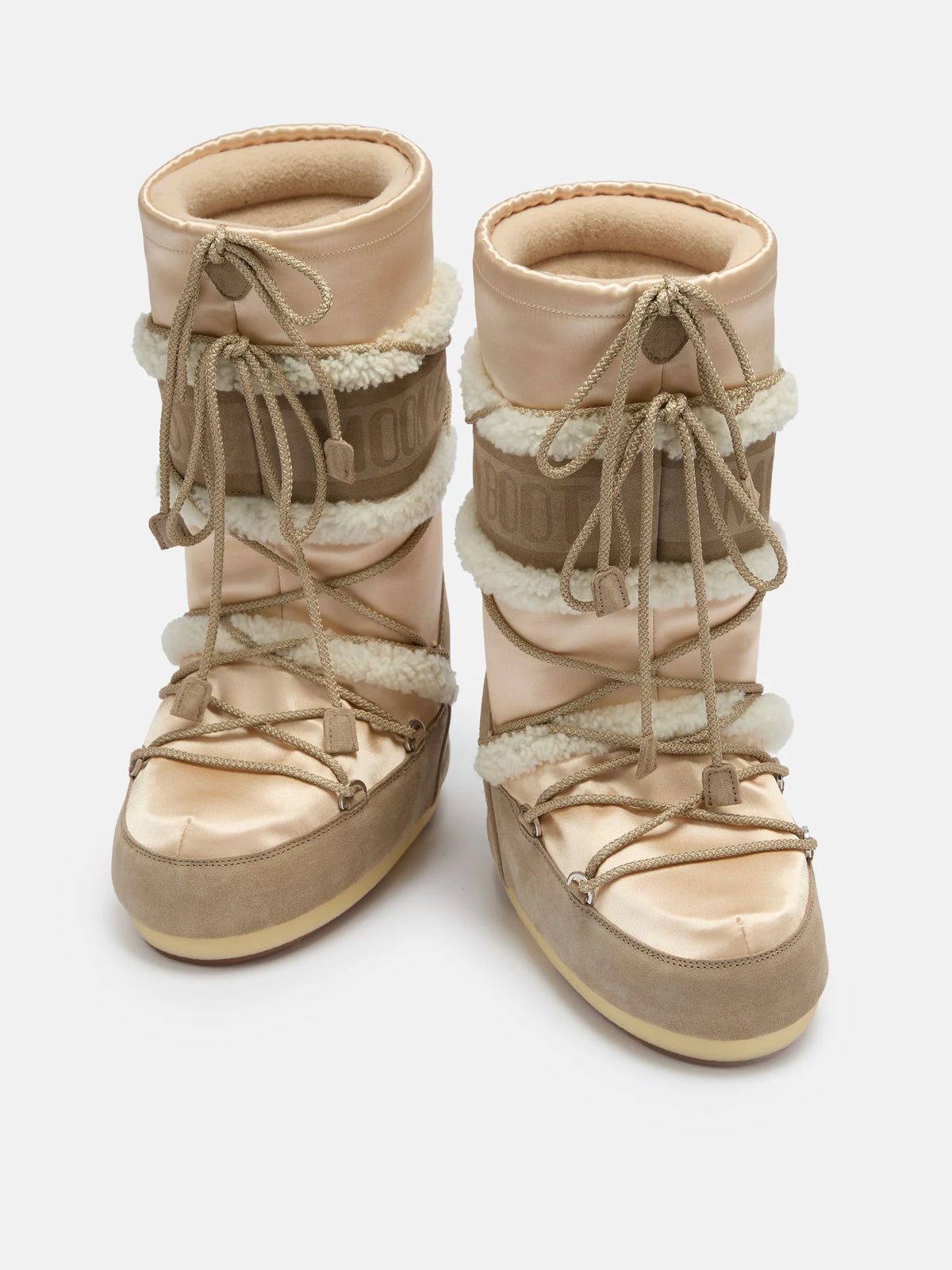 BOTTE ICON PEARLY PLUS PÊCHE ET BEIGE